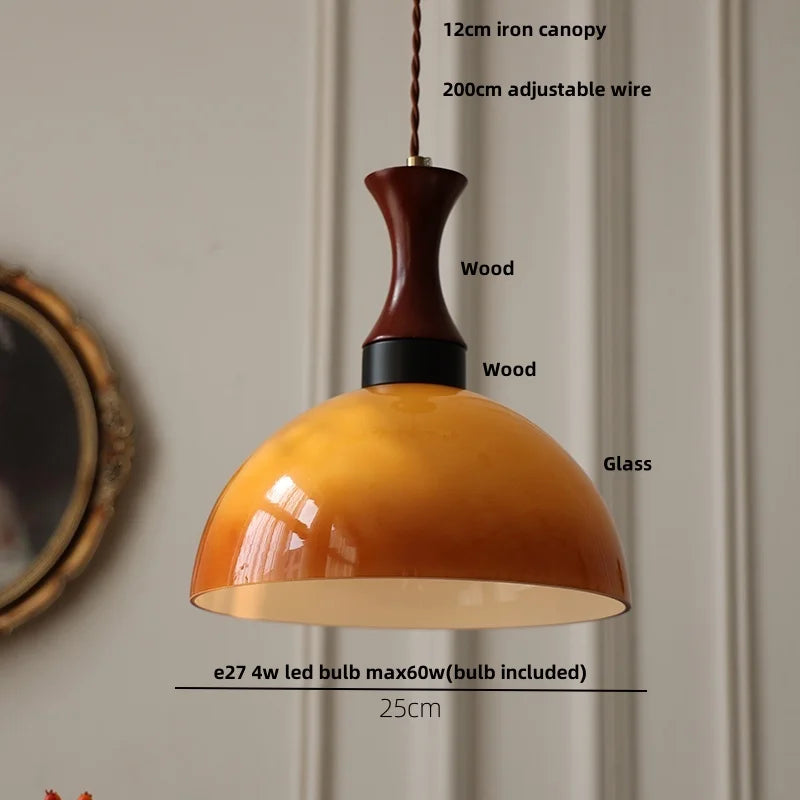 AmberGlow Vintage LED Hanglamp - hanglampen - sfeerbeeld