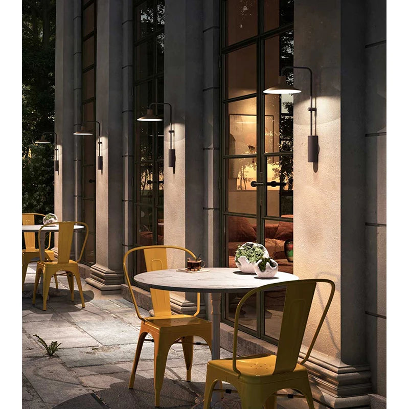 Aurelio Retro Outdoor Wall Lamp - wandlamp - zijaanzicht