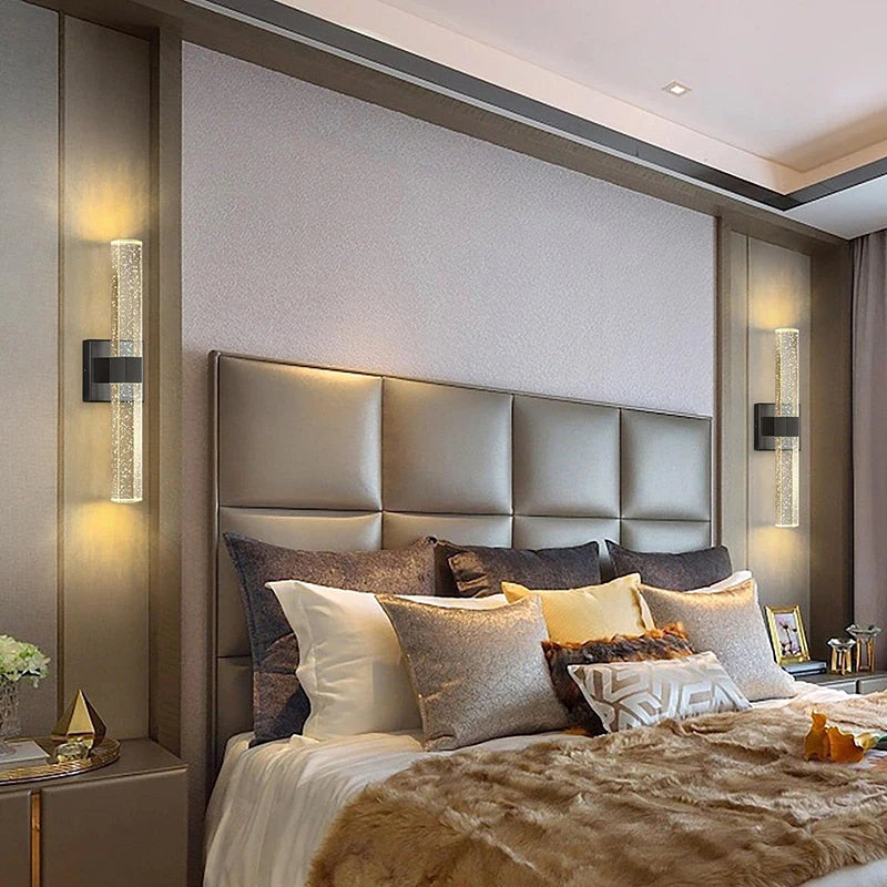 AuroraLux Bubble Wandlamp – Luxe Gouden LED