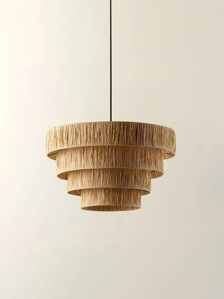 ZENLUMI Japanse Rieten Hanglamp