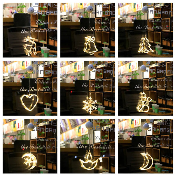 SantaGlow LED Raamverlichting met Zuignap