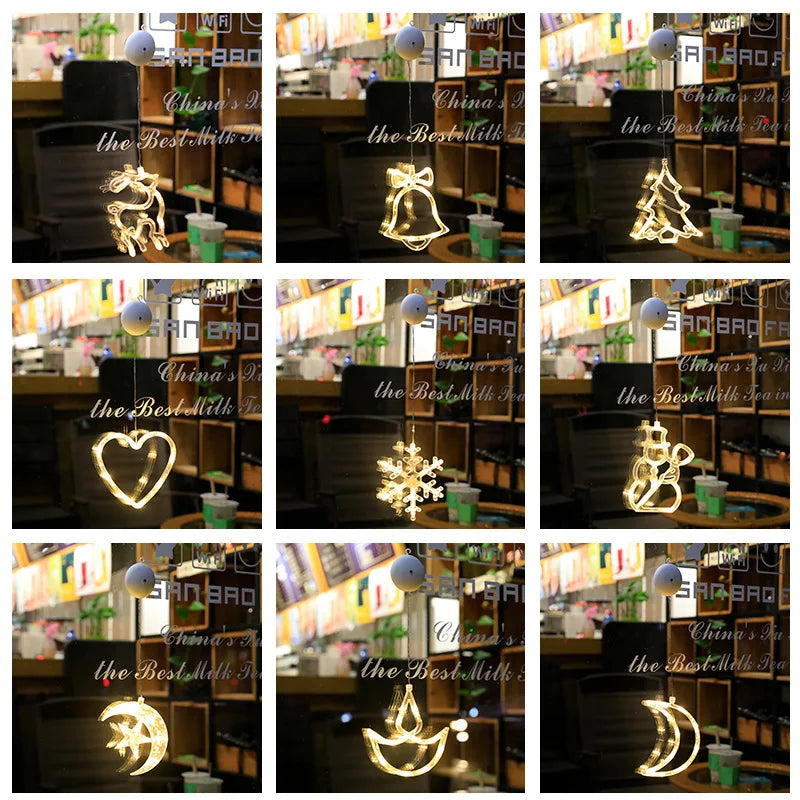 SantaGlow LED Raamverlichting met Zuignap