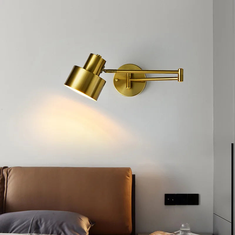 LUXARM Verstelbare Wandlamp met Lange Arm - wandlamp - detail