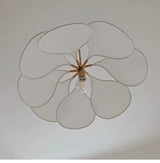 LumaFlora Petal Light – Stoffen Kunst Hanglamp met Kleurrijke Bloembladen