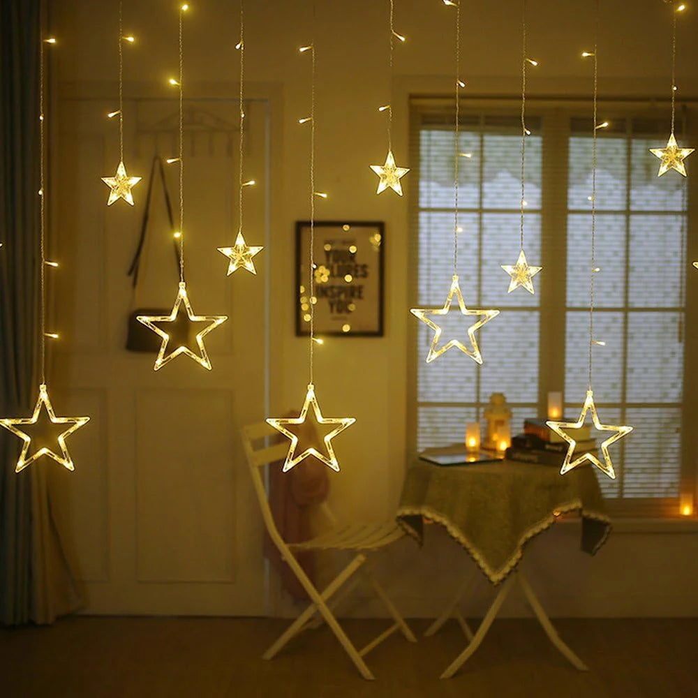 StellaGlow 3.5M LED IJskristal Slingerlicht - buitenverlichting - sfeerbeeld
