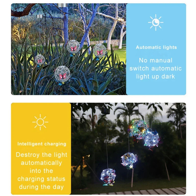 SOLABLOOM Solar Vlinderbol Hanglamp