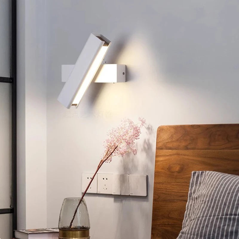Nordic FlexGlow – Minimalistische Draaibare LED Wandlamp - wandlamp - in de kamer
