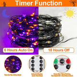 GLOWSPELL – Halloween LED Sfeerverlichting 100/200 LEDs met Zwarte Draad