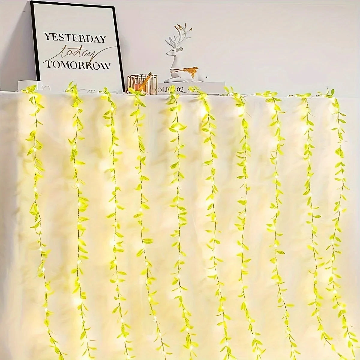 LeafLuma 2M LED Slinger met Bladdecor - buitenverlichting - in de kamer