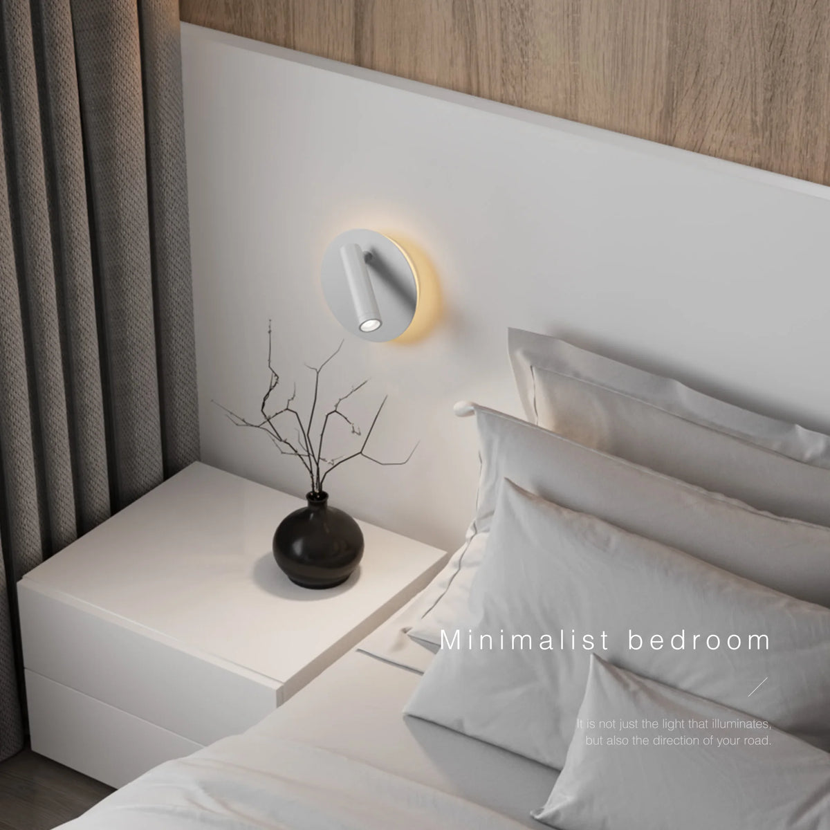 Aisilan TouchGlow LED Wandlamp - wandlamp - materiaaldetail