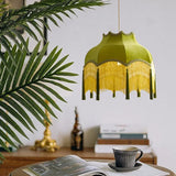 ChâteauLumière Franse Retro Koper & Stoffen Kwast Chandelier