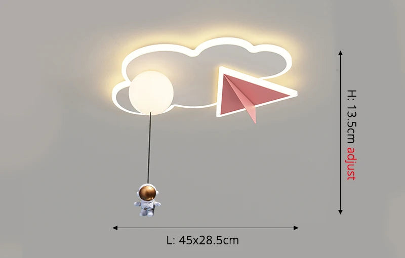 CosmoGlow Astronaut Wolkenplafondlamp
