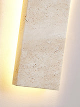 StoneGlow Recta – Moderne Wandlamp van Natuursteen