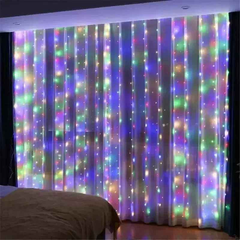 LumiCurtain USB LED Gordijnverlichting met Afstandsbediening - verlichting - verlicht