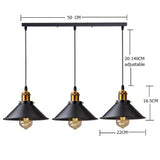 IronGlow Vintage LED Hanglamp – Retro Industriële Verlichting voor Keuken & Woonruimte
