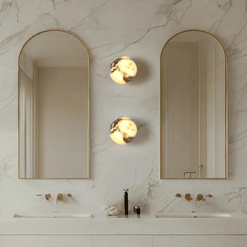 Luxe Natuursteen Wandlamp