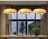 BambuLoom Grace: Handgemaakte Bamboe Rieten Hanglamp