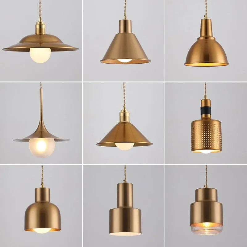 AuroraNord Goudgeplateerde Nordic Hanglamp