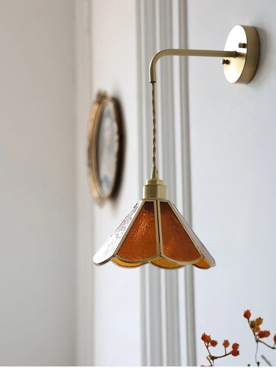 Aurora Copper Wall Light - wandlamp - verlicht
