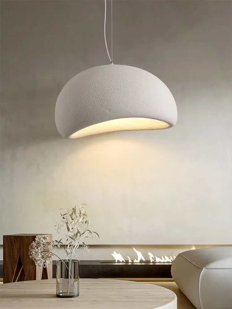 WabiGlow – Moderne Wabi Sabi LED Hanglamp voor Woonkamer, Eetkamer & Slaapkamer