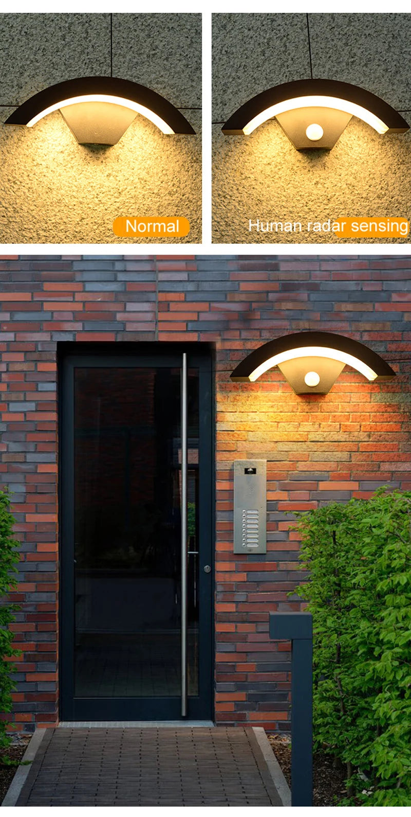 LUXGUARD Slim PIR Buitenlamp - buitenverlichting - verlicht