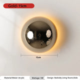 LumiBau Luxe Bauhaus Ronde Wandlamp