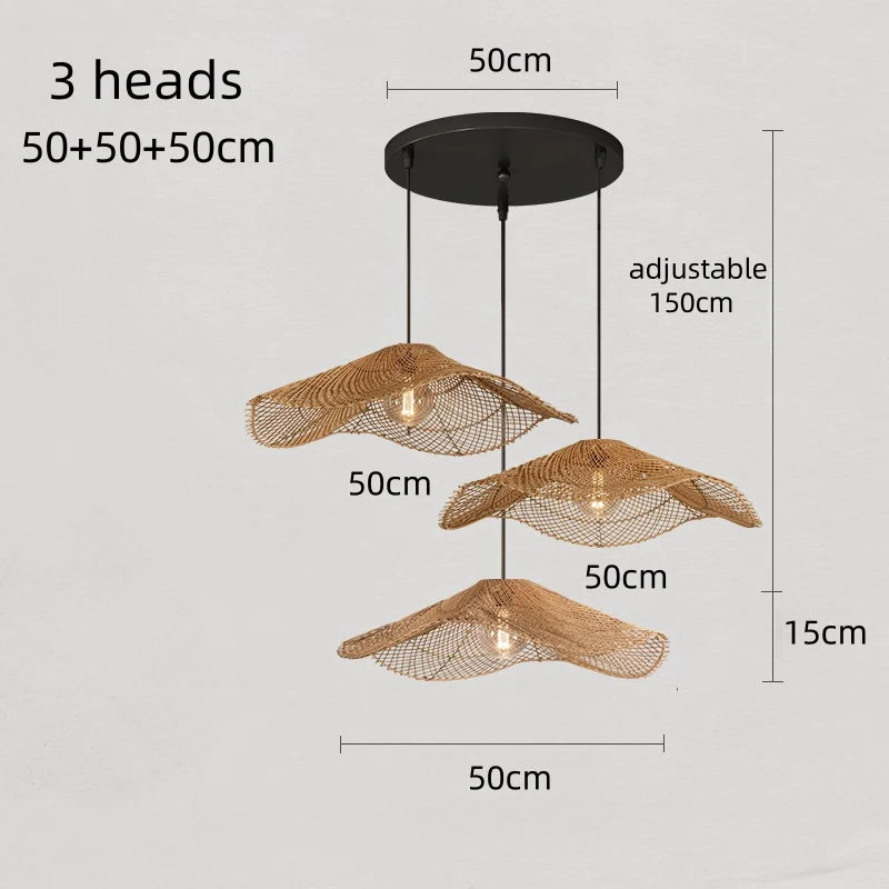 Handgemaakte Rotan Hanglamp - hanglampen - materiaaldetail