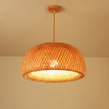ZenWeave Bamboe Hanglamp – Handgeweven Oosterse Stijl voor Huis en Restaurant