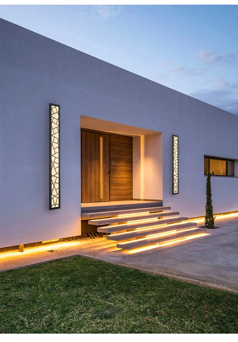 LineaLux IP65 – Minimalistische Outdoor Wandlamp | Waterdichte LED Verlichting voor Tuin, Villa & Veranda