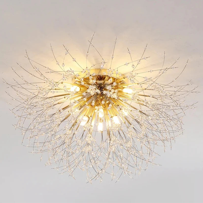 Dandeluxe Paardenbloem Kristal Plafondlamp