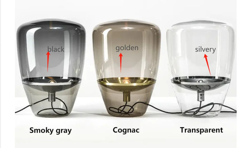 AuroraGlow – Scandinavische Designer Glazen Tafellamp LED
