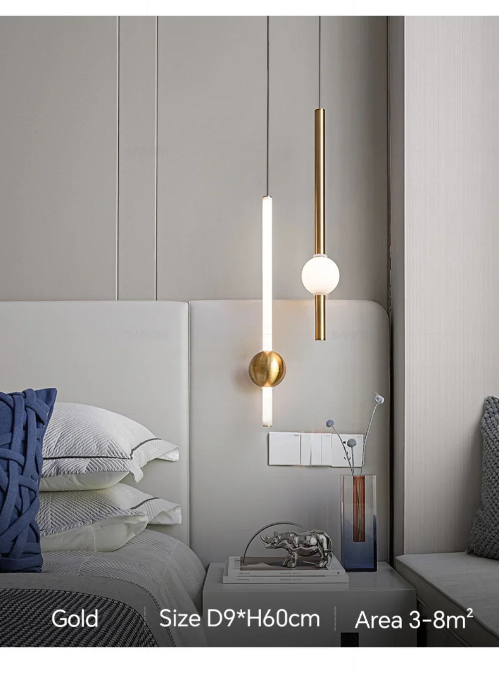 Lumenis Geometrische LED Hanglamp - hanglampen - materiaaldetail