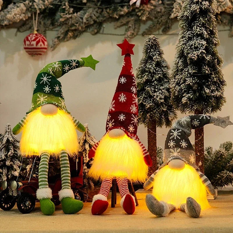 LUMIGNOME – LED Kerst Kabouter Zonder Gezicht - buitenverlichting - in de kamer