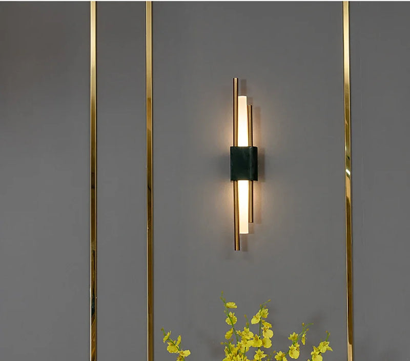 Modern Luxe Marmeren LED Wandlamp
