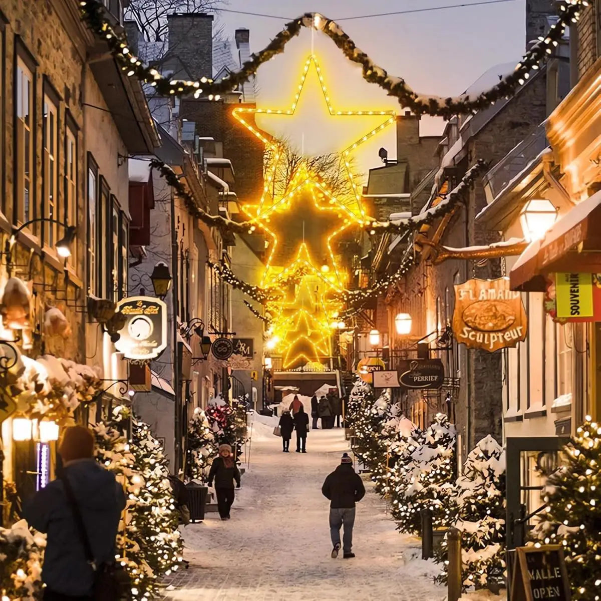 StellaLume Kerst Sterren Raamverlichting - buitenverlichting - in de kamer