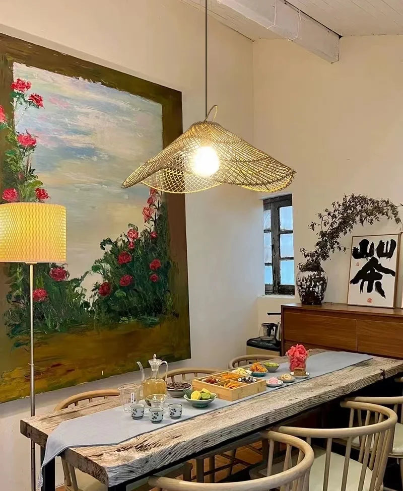 Handgemaakte Rotan Hanglamp - hanglampen - gemonteerd
