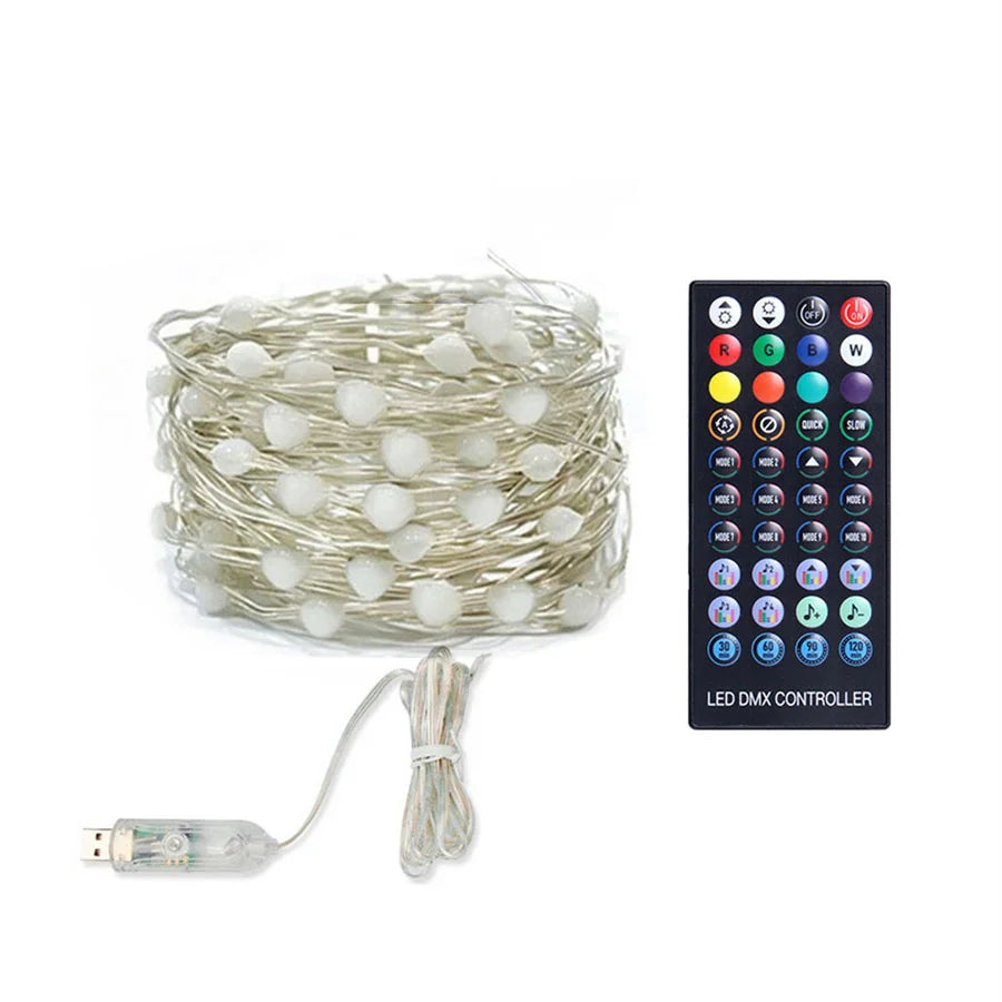 LUMISHOW RGB Smart LED Kerstslinger – 10M/20M - buitenverlichting - detail
