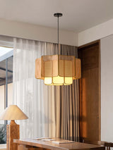 Japanse Wabi Sabi Boheemse Rotan Hanglamp