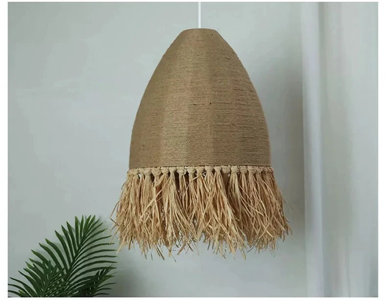 Handgeweven Rotan Hanglamp - hanglampen - detail