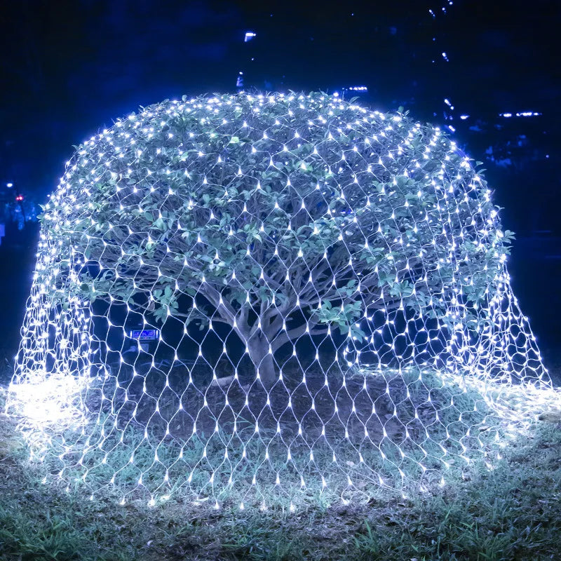LumiGrid Net LED String Lights - buitenverlichting - gemonteerd