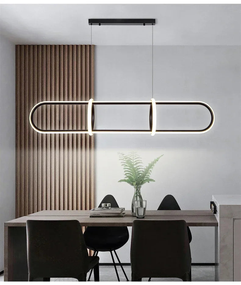 Moderne LED Hanglamp - Stijlvolle Hanglamp voor Woonkamers, Slaapkamers &amp; Hotel - hanglampen - in de kamer