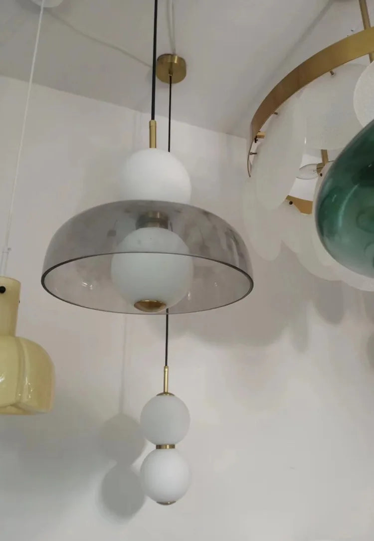NordLume DuoSphere – Scandinavische Dubbele Glazen Hanglamp - hanglampen - afmetingen