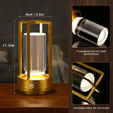 LumiCrystal Oplaadbare LED Tafellamp met Touch