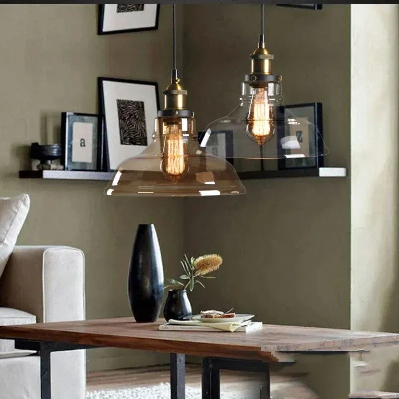 NordicLoom – Moderne Loft Hanglamp met Glas - hanglampen - detail
