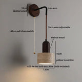 TerraLume Wabi-Sabi Travertin LED Wandlamp