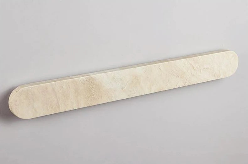 StoneGlow Recta – Moderne Wandlamp van Natuursteen - wandlamp - in de kamer