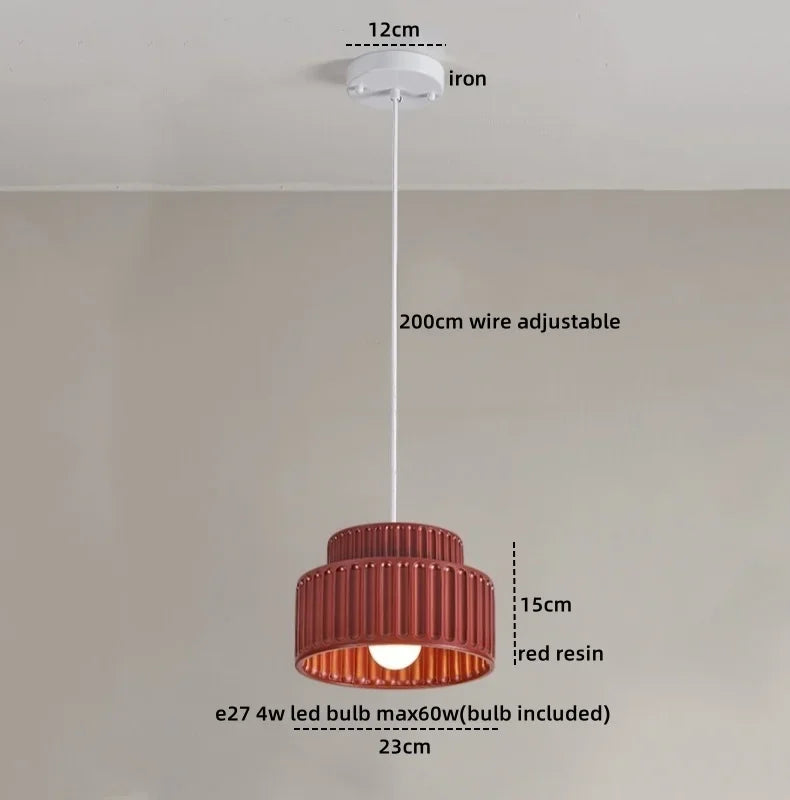 LumiCream – Nordic Moderne LED Hanglamp - plafondlampen - gemonteerd