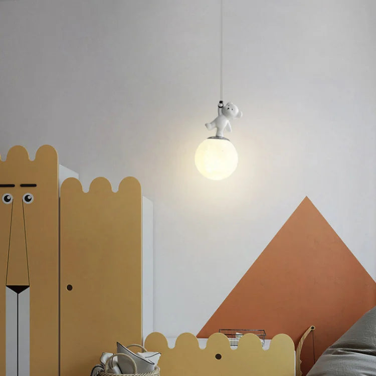 Nordic Bear Glow - hanglampen - gemonteerd