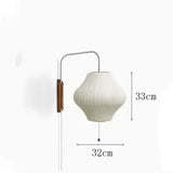 SakuraSilk – Japanse Handgeweven Zijde Wandlamp