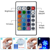 LUMISNAP 10-LED RGB Onderwaterlampen met Magnetische Bevestiging